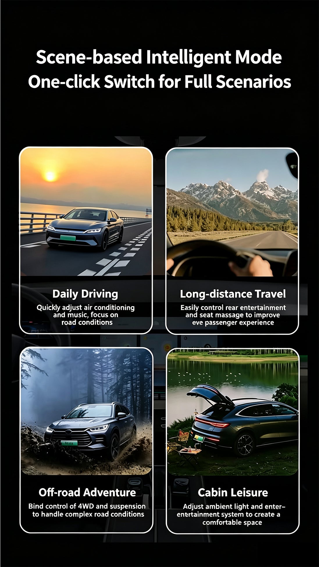 BYD Smart Physical Control Buttons with Ambient Lighting