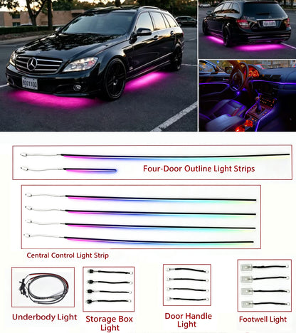 Universal Car Ambient Lighting Kit – Radar Warning Package