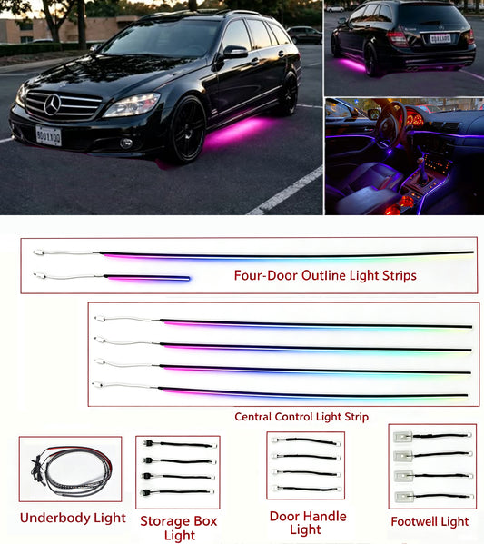 Universal Car Ambient Lighting Kit – Radar Warning Package