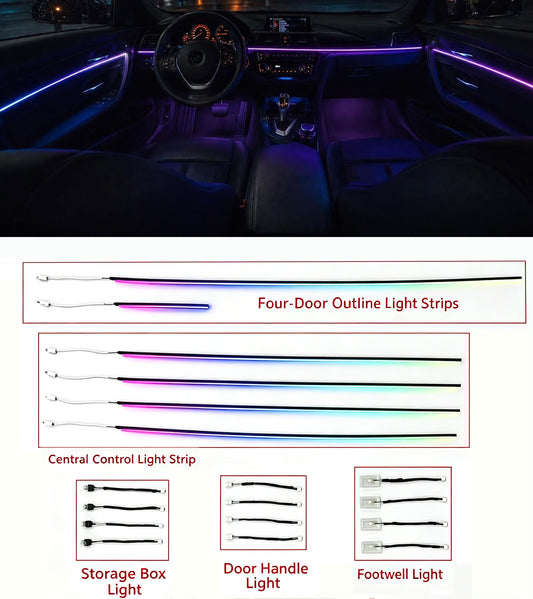 Universal 256-Color Car Ambient Lighting Kit – Base Package
