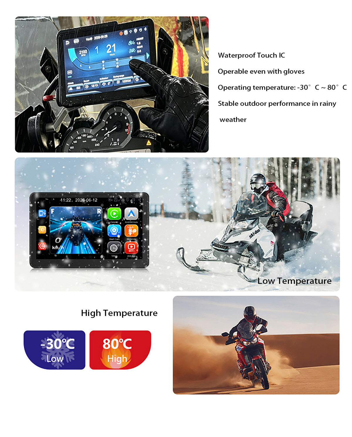 BMW Motorcycle 6.2" Smart Display V621 Ultra