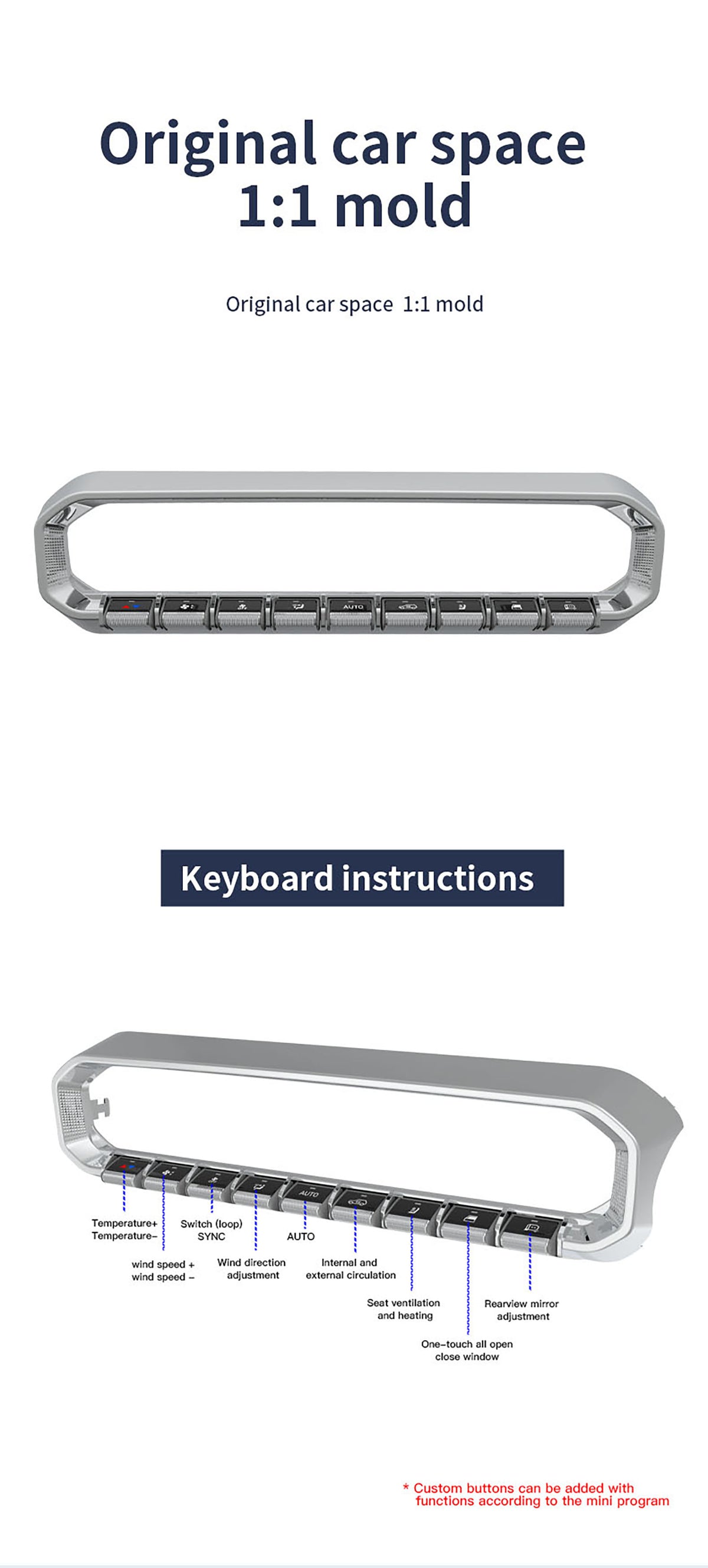 Smart Physical Control Buttons for JETOUR Traveler JETOUR T2