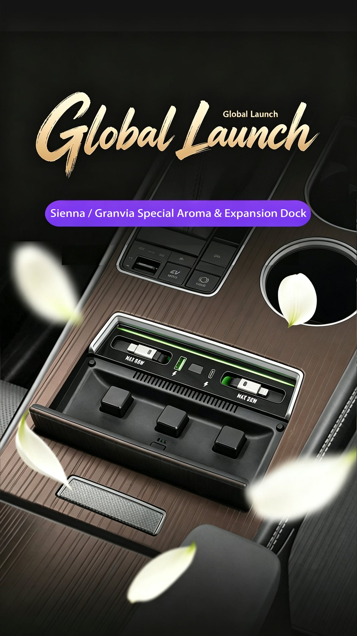 Toyota Sienna & Granvia Aroma Diffuser Dock