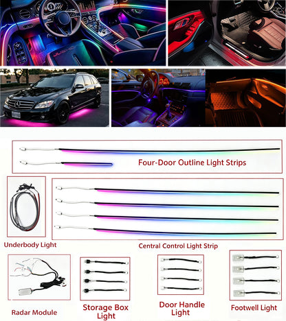 Universal Car Ambient Lighting Kit – Radar + Underbody Package