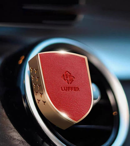 Nappa Leather Shield Car Vent Air Freshener